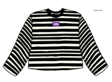*COMING SOON* LSU Tigers Block Stich Black/White Stripe Long Sleeve Top