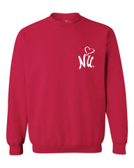 Nebraska Huskers Lyric Puff Ink Red Sweatshirt