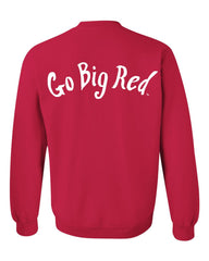 Nebraska Huskers Lyric Puff Ink Red Sweatshirt