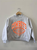 Children's OSU Cowboys Campus Classic Gray Mock Neck Sweatshirt