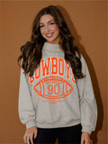 *COMING SOON* OSU Cowboys Campus Classic Gray Roll Neck Sweatshirt