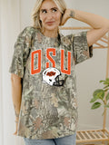 OSU Cowboys Helmet Fade Camouflage Tee