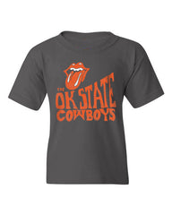 Children's Rolling Stones OSU Cowboys Dazed Charcoal Tee