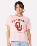 OU Sooners Sporty Charm Pink Ellie Perfect Tee