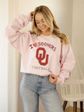 OU Sooners Sporty Charm Pink Sweatshirt