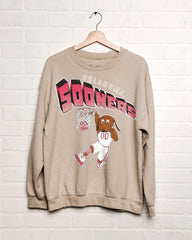 OU Sooners Basketball Mascot Dunk Sand Thrifted Sweatshirt