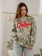 Oklahoma OKLA Hearts Camouflage Sweatshirt