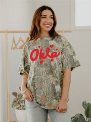 Oklahoma OKLA Hearts Camouflage Tee