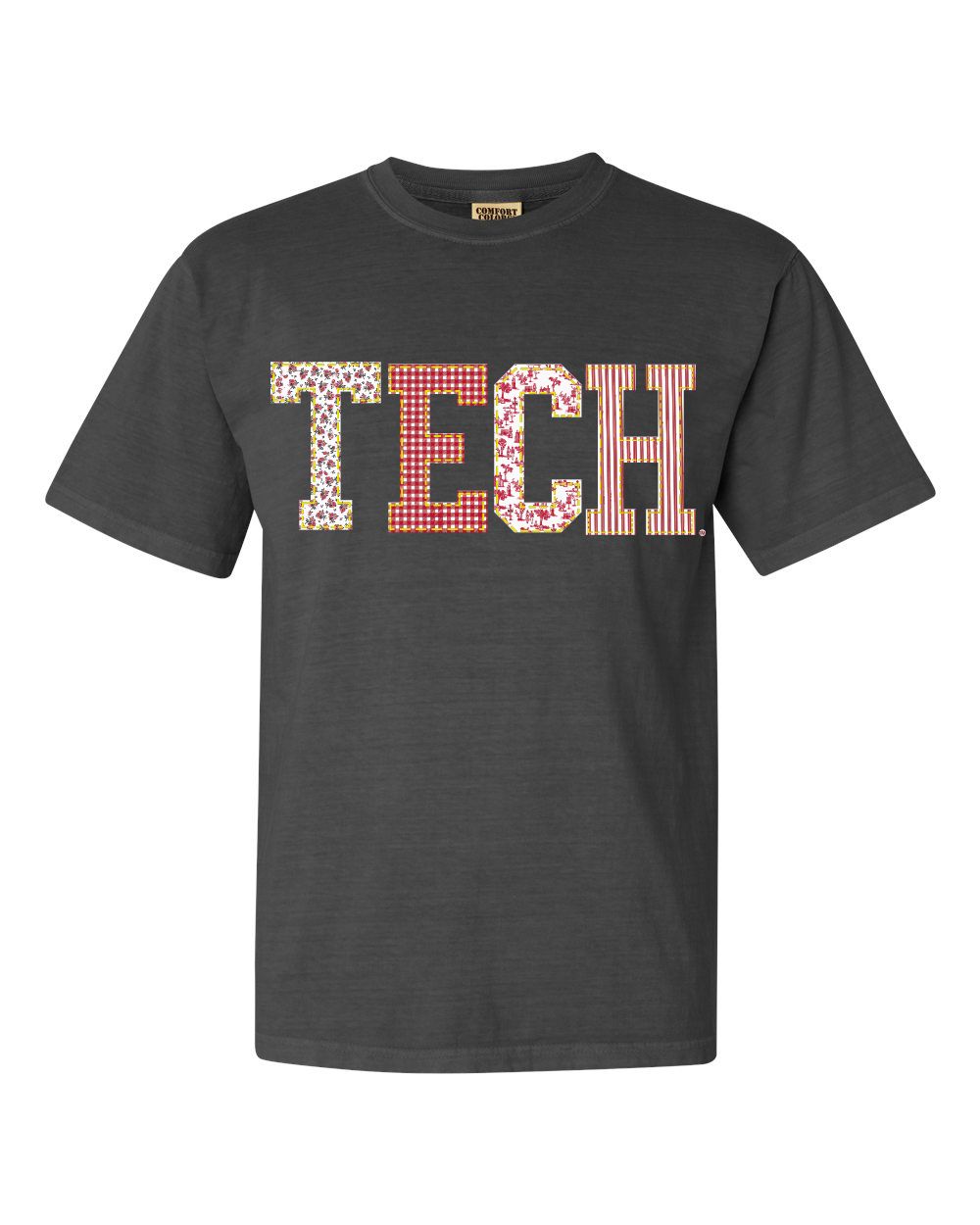 Texas Tech Quilted Puff Ink Pepper CC Tee