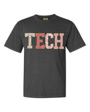 Texas Tech Quilted Puff Ink Pepper CC Tee
