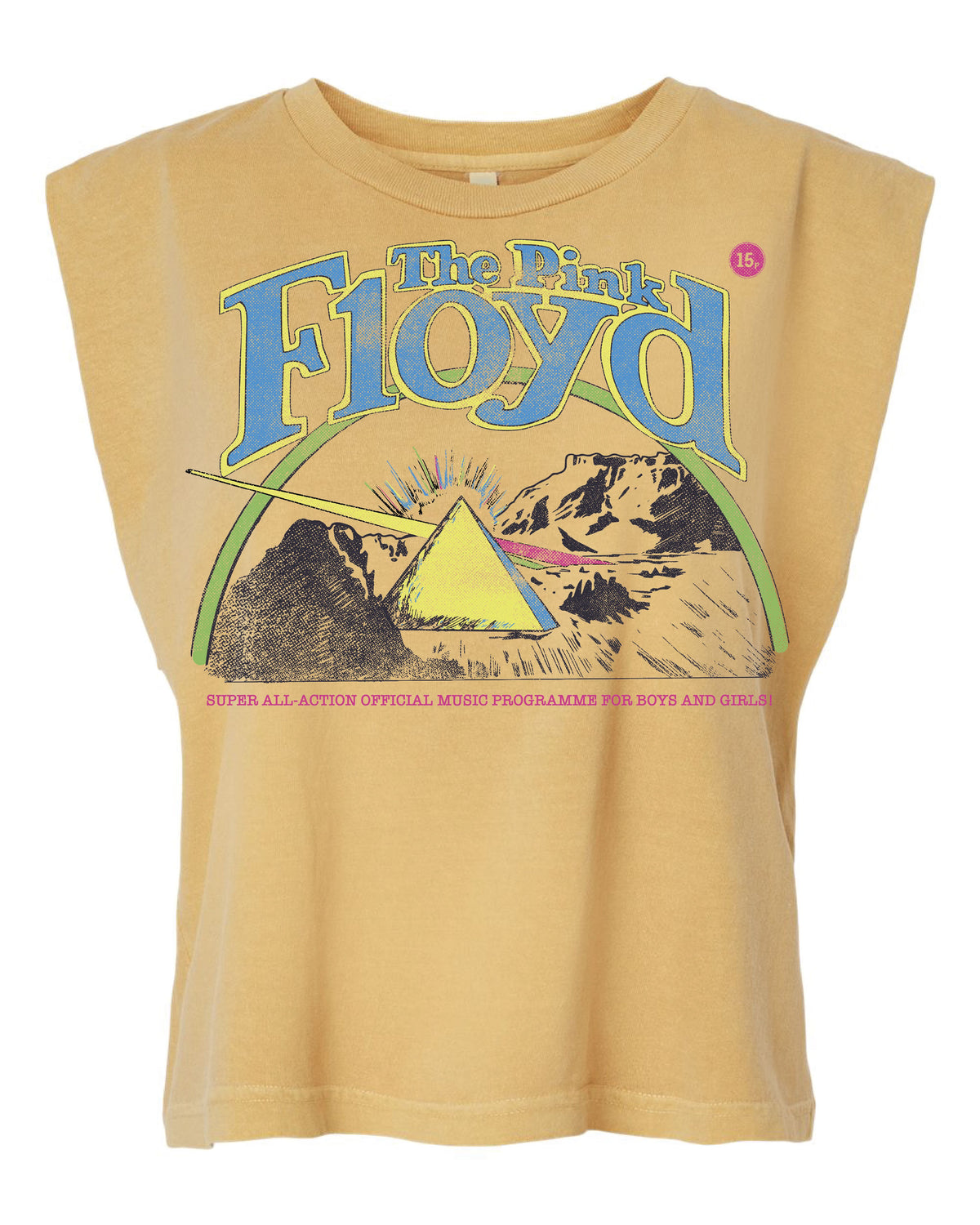 Pink Floyd Comic Gold Tank