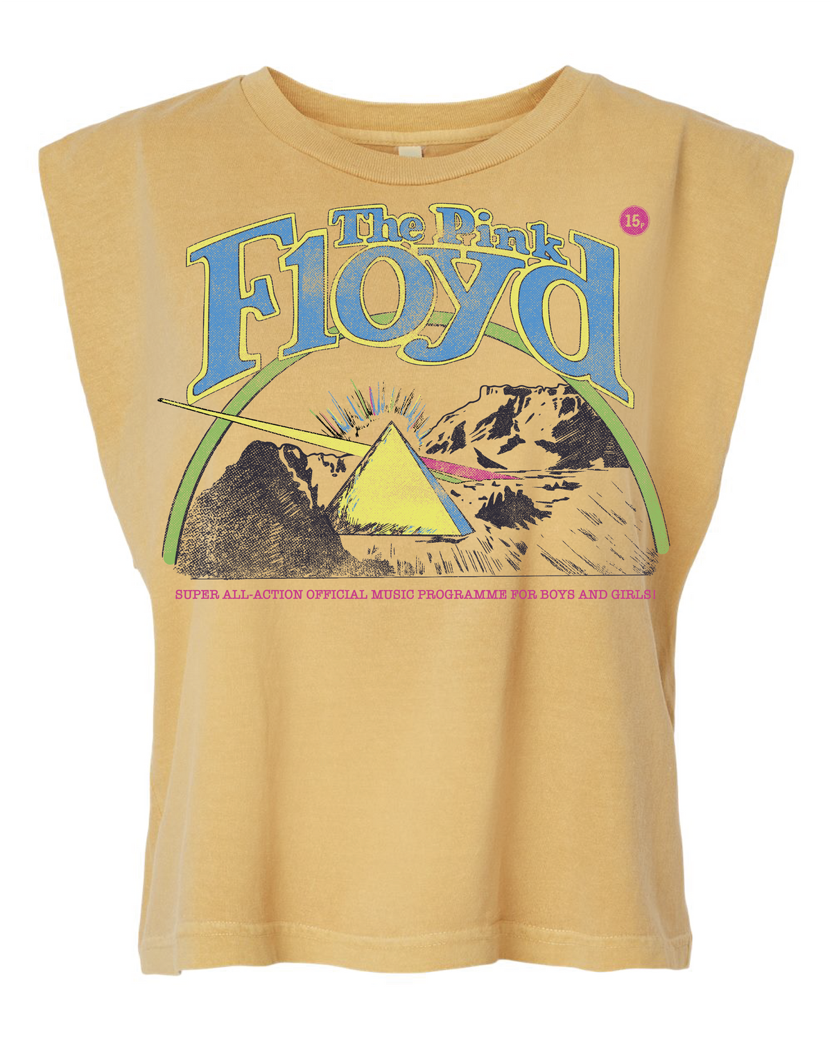 Pink Floyd Comic Gold Tank