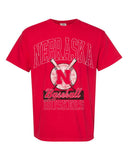 Nebraska Huskers Baseball Red CC Tee