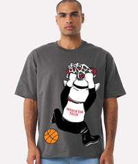Texas Tech Double Baller Asphalt Heavyweight Tee
