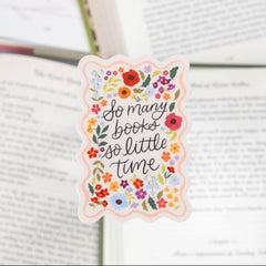 So Many Books So Little Time Sticker