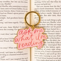 Ask Me What I'm Reading Keychain