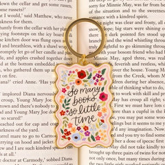 So Many Books So Little Time Keychain