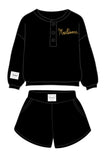 *COMING SOON* App State Mountaineers Stitched Black Signature Waffle Top