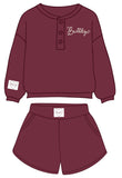 *COMING SOON* Mississippi State Bulldogs Stitched Maroon Signature Waffle Top