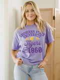 LSU Tigers Football Icon Violet CC Tee