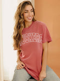 Nebraska Huskers Polka Dot Puff Ink Red CC Tee