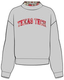 *COMING SOON* Texas Tech Varsity Plaid Mock Neck Sweatshirt