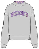 *COMING SOON* KSU Wildcats Varsity Plaid Mock Neck Sweatshirt