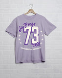 TCU Horned Frogs Jersey Patch Orchid Heavyweight Tee