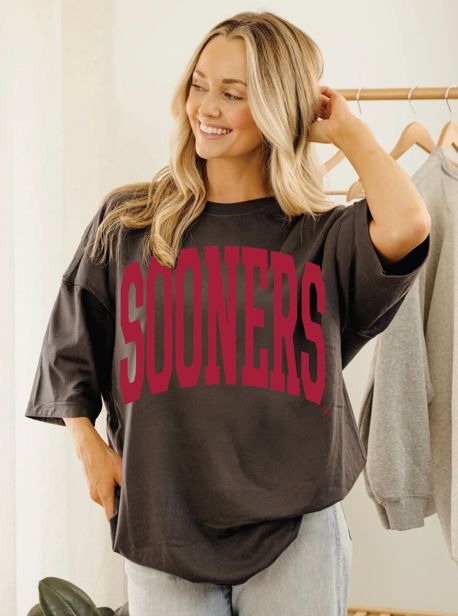 OU Sooners Tall Boy Smoke One Size Tee