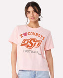 OSU Cowboys Sporty Charm Pink Ellie Perfect Tee