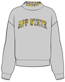 *COMING SOON* App State Mountaineers Varsity Plaid Mock Neck Sweatshirt