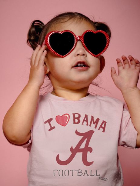 Children's Alabama Crimson Tide Sporty Charm Pink Tee