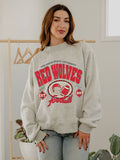 ASU Red Wolves Gridiron Weekend Edit Ash Gray Mock Neck Sweatshirt