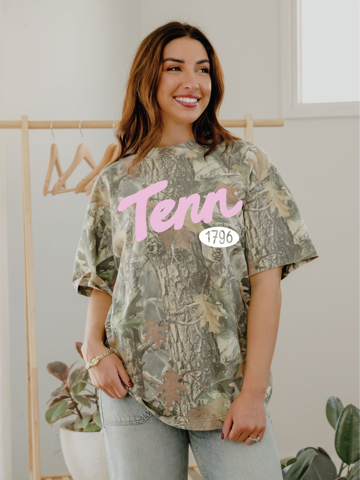 Tennessee TENN Established Script Camouflage Tee
