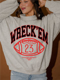 *COMING SOON* Texas Tech Campus Classic Gray Roll Neck Sweatshirt
