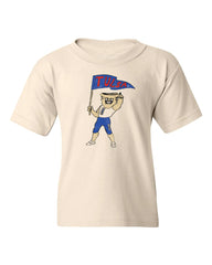 Children's TU Tulsa Golden Hurricane Mascot Flag Cream Tee