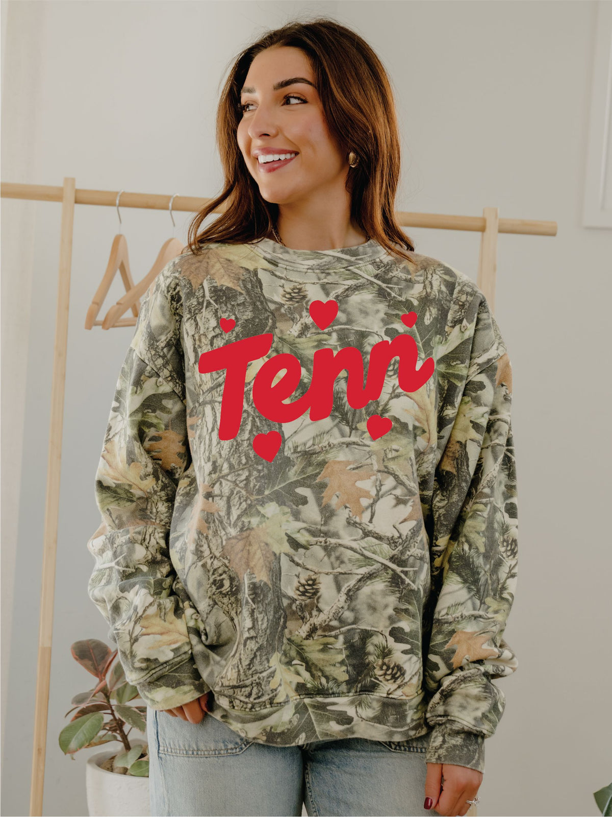 Tennessee Hearts Camouflage Sweatshirt