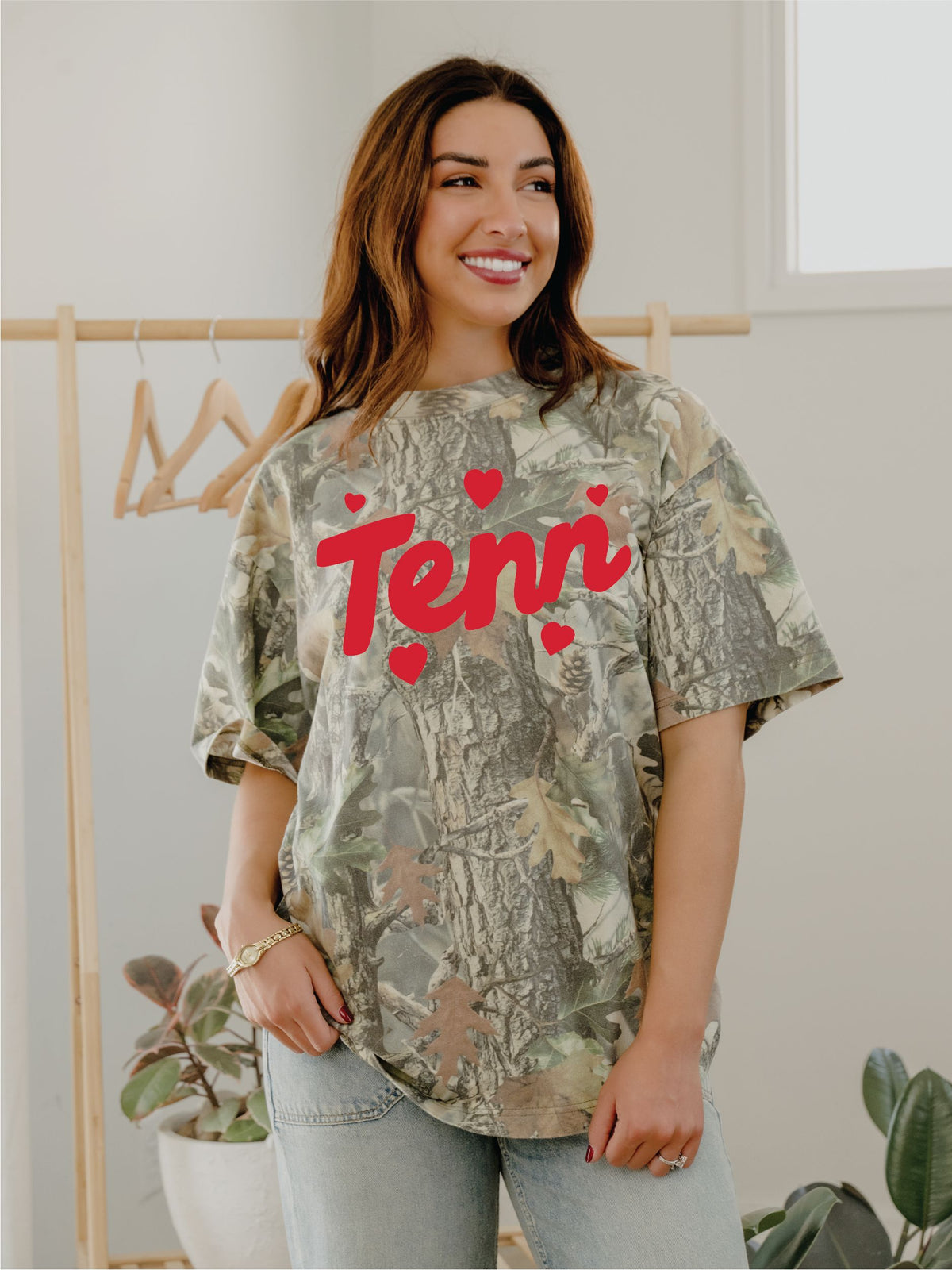 Tennessee Hearts Camouflage Tee