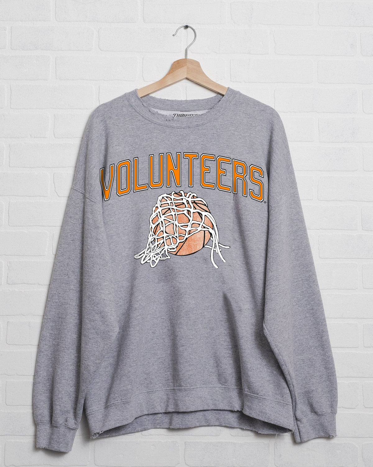 Vols Mascot Basketball Fling Puff Ink Thrifted Sweatshirt