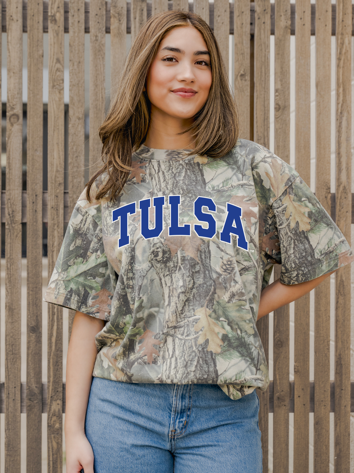 University of Tulsa Golden Hurricane Filled Gault Camouflage Tee