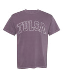 Tulsa Polka Dot Puff Ink Wine CC Tee
