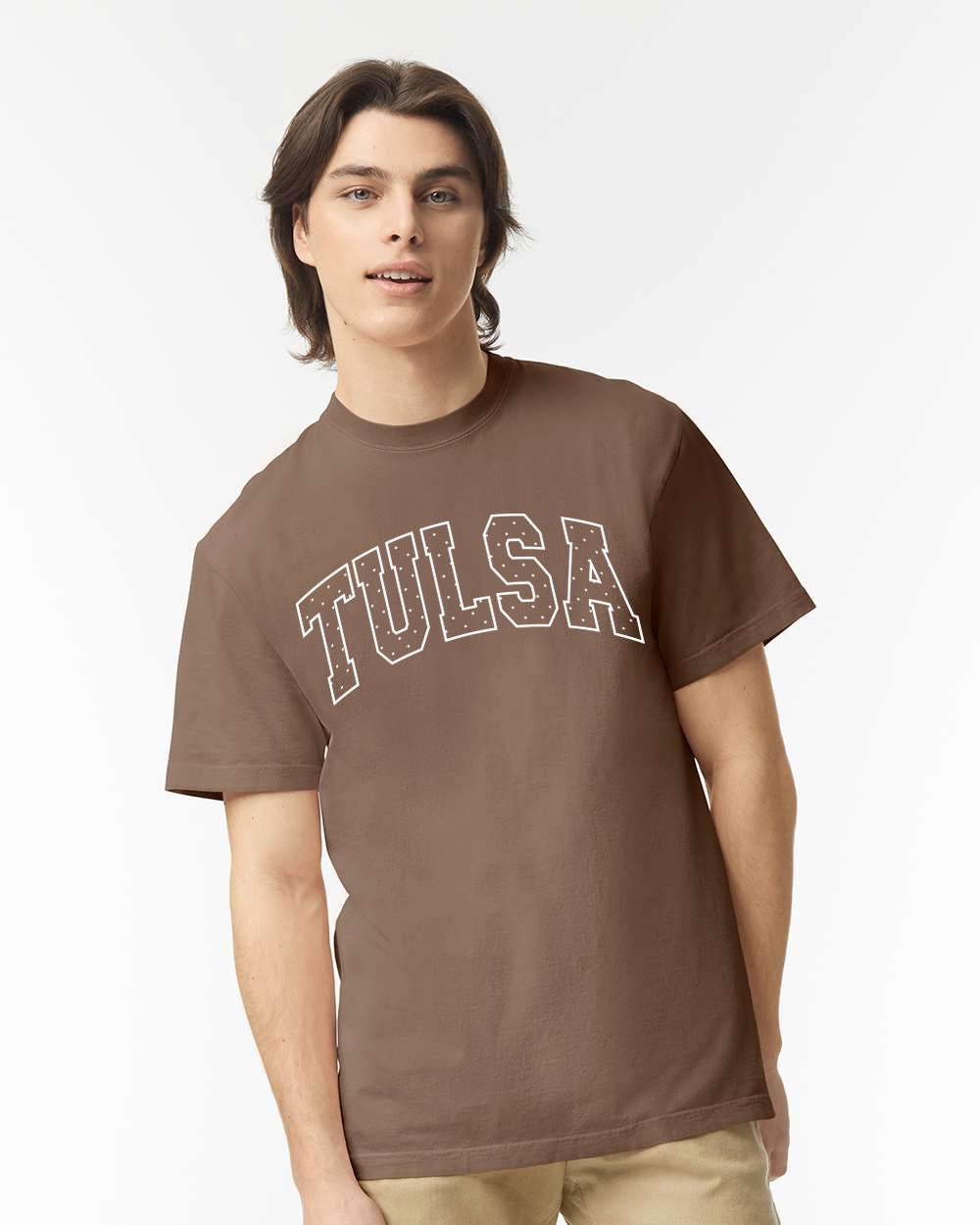 Tulsa Polka Dot Puff Ink Espresso CC Tee