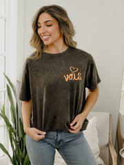 Vols Lyric Puff Ink Charcoal Hi-Dive Tee