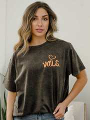 Vols Lyric Puff Ink Charcoal Hi-Dive Tee