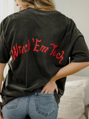 Texas Tech Lyric Puff Ink Pepper Tee