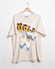 Vols Basketball Mascot Dunk Off White Thrifted Tee