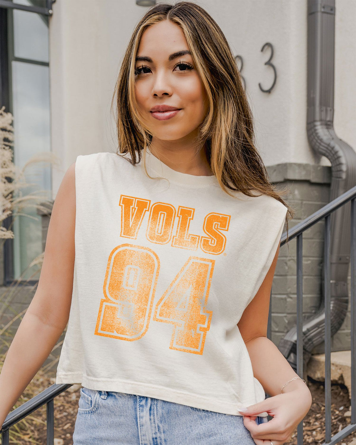 Tennessee Vols Player Off White Tank
