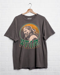 Willie Nelson Crystal Charcoal Thrifted Tee