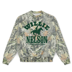Willie Nelson Arch Horse Camouflage Sweatshirt