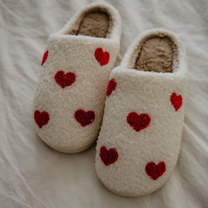 Hearts All Over Slippers